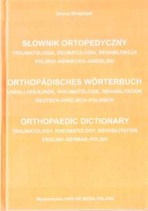 Okładka książki Słownik ortopedyczny pol-niem-ang