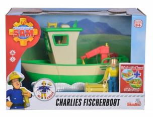 Opakowanie Strażak Sam Łódź rybacka Charliego + figurka