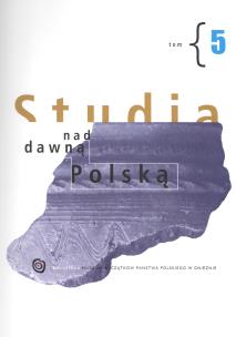 Okładka książki Studia nad dawną Polską 5