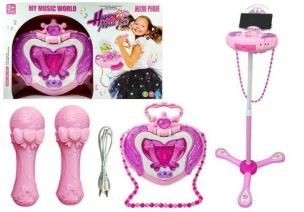 Szkatułka z pozytywką na statywie różowa. Wydawca: Lean Toys. Multiszop.pl Opakowanie Szkatułka z pozytywką na statywie różowa