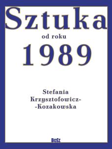 Okładka książki Sztuka po roku 1989