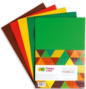 Opakowanie Tektura falista A4/5K mix Forest HAPPY COLOR