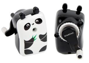 Opakowanie Temperówka plastikowa z korbką Panda