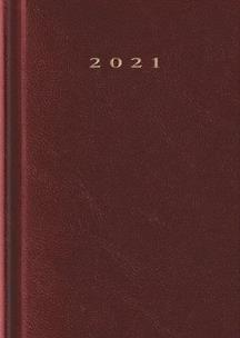 Opakowanie Terminarz 2021 B7 Madrid bordowy