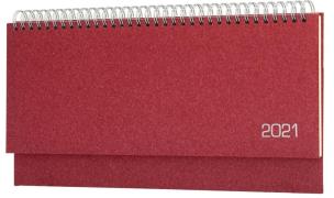 Opakowanie Terminarz 2021 Leżący Natura Bordo
