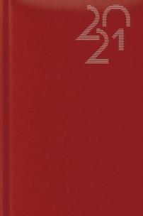 Opakowanie Terminarz 2021 Standard B6 Caribe rubinowy