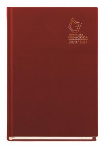 Okładka książki Terminarz Pedagoga 2013/14 bordo