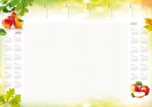 Opakowanie Terminarz Planer 2021 A2 z listwą MiP Gruszki