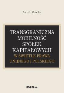 Okładka książki Transgraniczna mobilność spółek kapitałowych...