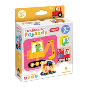 Układam pojazdy. Wydawca: Bright Junior Media Justyna Han. Multiszop.pl Opakowanie Układam pojazdy