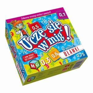 Ułamki - Uczę się w mig. Wydawca: MULTIGRA. Multiszop.pl Opakowanie Ułamki - Uczę się w mig