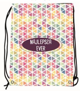 Opakowanie Worek szkolny plecak WR1051 Najlepsza ever MESIO