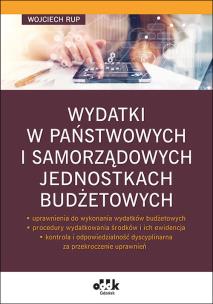 Okładka książki Wydatki w państwowych i sam jedn budż/JBK1390