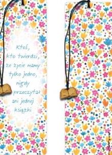 Opakowanie Zakładka - Kwiatuszki