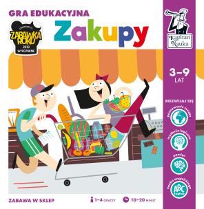 Okładka książki Zakupy. Gra edukacyjna. Kapitan Nauka
