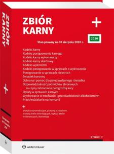 Okładka książki Zbiór karny PLUS 2020