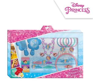 Opakowanie Zestaw bizuterii z odzobami do włosów Księżniczki