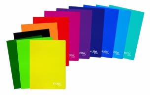 Opakowanie Zeszyt PP Narcissus A5 60k linia 80gsm pakiet 4 sztuki