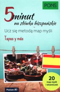 Okładka książki 5 minut na słówka hiszpańskie A1