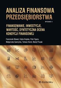 Okładka książki Analiza finansowa przedsiębiorstwa.. Finansowanie,