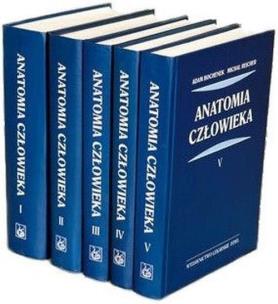 Okładka książki Anatomia człowieka Tom 1-5 / Anatomia człowieka Repetytorium