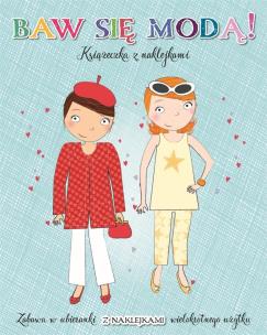 Okładka książki Baw się modą z naklejkami - Turkusowa
