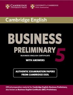 Opakowanie Cambridge English Business 5 Preliminary Student's Book with Answers