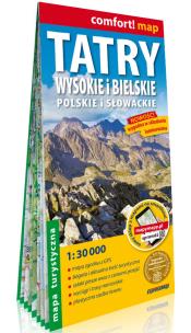 Okładka książki Comfort!map Tatry Wys i Biel, Pol i Sł w.2020