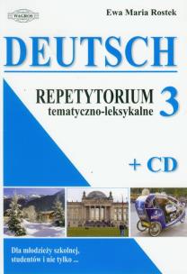 Okładka książki Deutsch. Repetytorium 3 tem-leks. CD Gratis WAGROS
