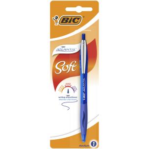 Opakowanie Długopis BIC Atlantis Soft niebieski blister 1szt