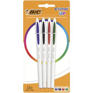 Opakowanie Długopis BIC Cristal Up mix AST blister 4 kolory
