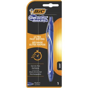 Opakowanie Długopis żelowy BIC Gel-ocity Quick Dry niebieski blister 1szt