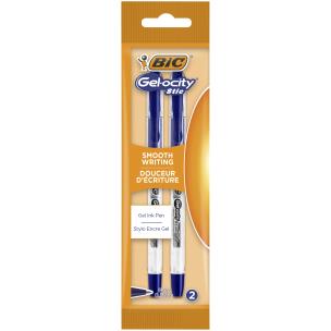 Opakowanie Długopis żelowy BIC Gel-ocity Stic 0.5mm niebieski pouch 2szt