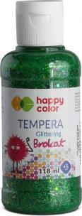 Opakowanie Farba Tempera 118ml brokat zielona HAPPY COLOR
