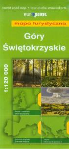 Okładka książki Góry Świętokrzyskie mapa turystyczna 1:120 000