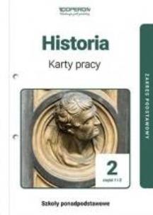 Okładka książki Historia LO 2 Karty pracy ucznia ZP cz.1-2