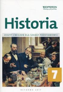 Okładka książki Historia SP 7 Zeszyt ćwiczeń w.2017 OPERON