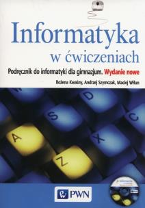 Okładka książki Informatyka GIM 1-3 W ćwiczeniach Podr. NE/PWN