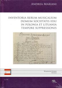 Opakowanie Inventoria Rerum Musicalium Domum Societatis..