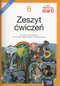 Okładka książki J.Polski SP  8 Nowe Słowa na start! ćw NE