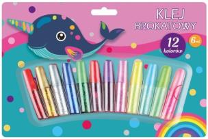 Opakowanie Klej brokatowy 6ml 12 kolorów
