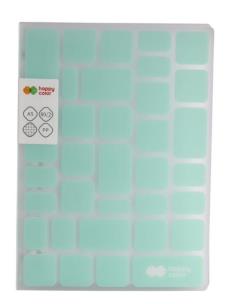 Opakowanie Kołobrulion A5/80K kratka Trend Green HAPPY COLOR