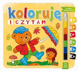 Okładka książki Koloruję i czytam. Kredka segmentowa