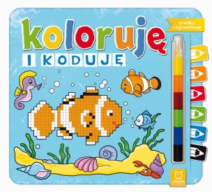 Okładka książki Koloruję i koduję. Kredka segmentowa