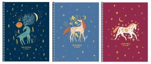 Opakowanie Kołozeszyt B6/80K kratka Universe of magic ASTRA