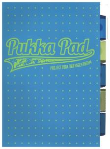 Kołozeszyt Pukka Pad Project Book A4 kratka niebieski. Wydawca: Pukka Pads. Multiszop.pl Opakowanie Kołozeszyt Pukka Pad Project Book A4 kratka niebieski
