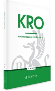Okładka książki KRO. Kodeks rodzinny i opiekuńczy WYD.27/2020. Stan prawny: 7 września 2020 r.