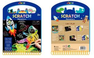 Opakowanie Książka z wydrapywankami Przygoda