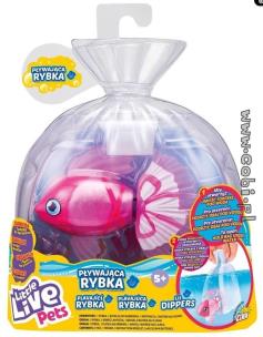 Little Live Pets. Pływająca rybka. Wydawca: Moose Enterprise. Multiszop.pl Opakowanie Little Live Pets. Pływająca rybka