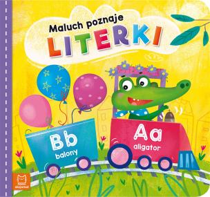 Okładka książki Maluch poznaje literki